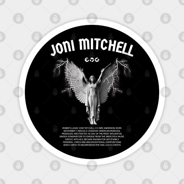 Joni Mitchell Magnet by Zby'p